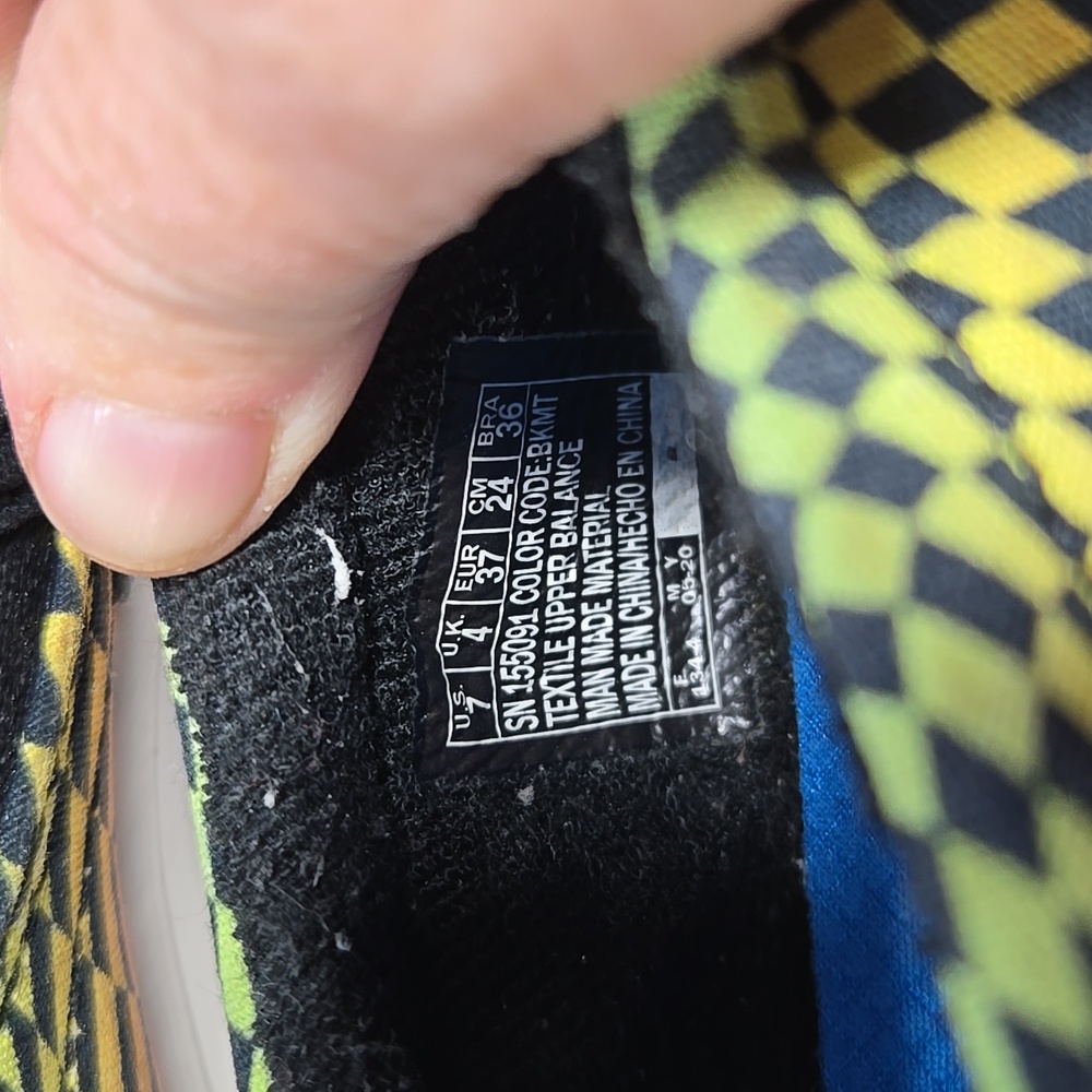 Skechers multicolor rainbow checkerboard Slip-On Sneakers - Picture 11 of 13